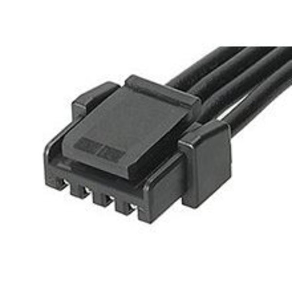 Molex Microlock Plus Cable Black 4 Ckt 600Mm 451110406